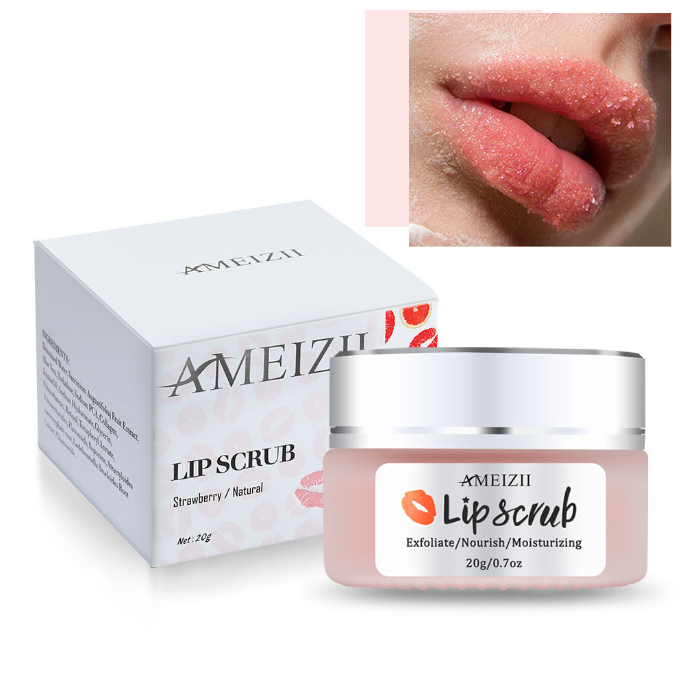Lippenpeeling, feuchtigkeitsspendend, sanftes Peeling, Lippenreparaturpflege, reduziert Lippenfältchen