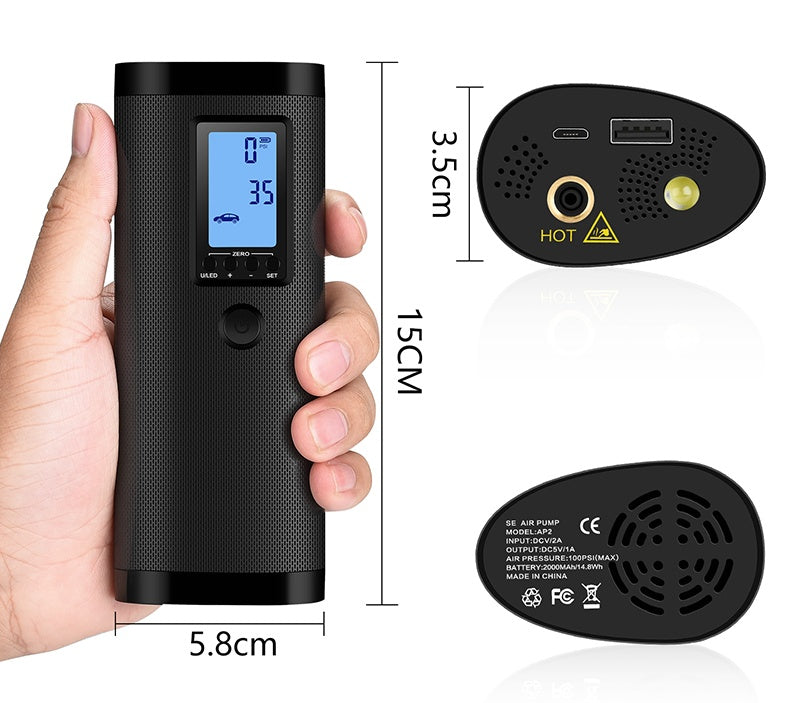 Aufblasbare Pumpe, tragbare elektrische Hochdruckpumpe