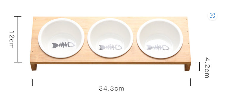 Fashion Cat Dog Feeders Bowls