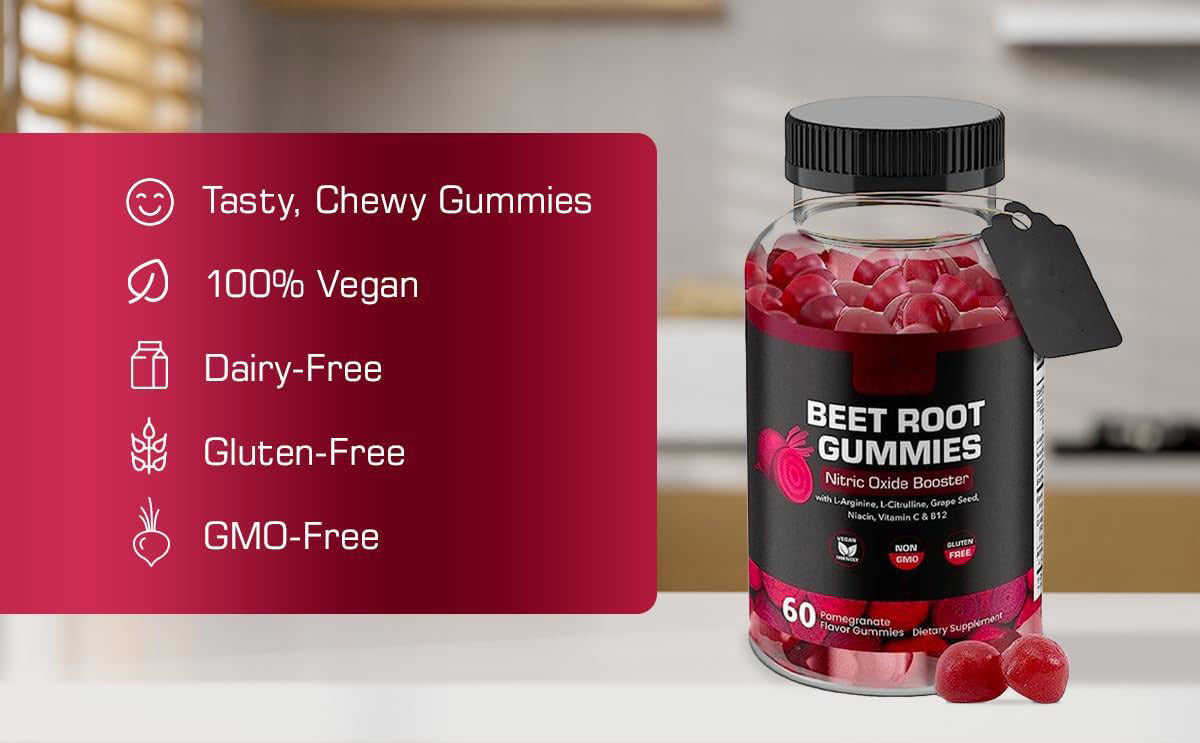 Rote Beete Gummibärchen