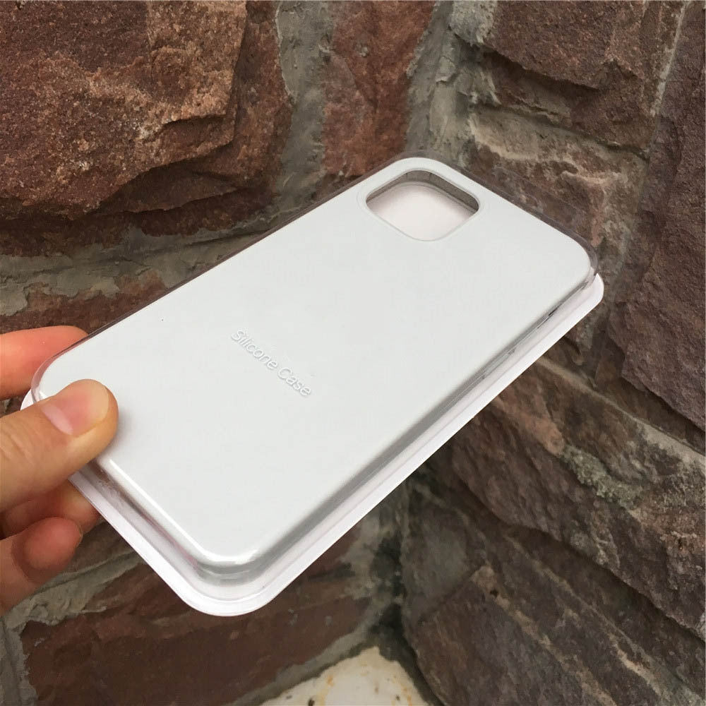 Étui de téléphone portable en silicone liquide, boîte d'emballage complète d'accessoires
