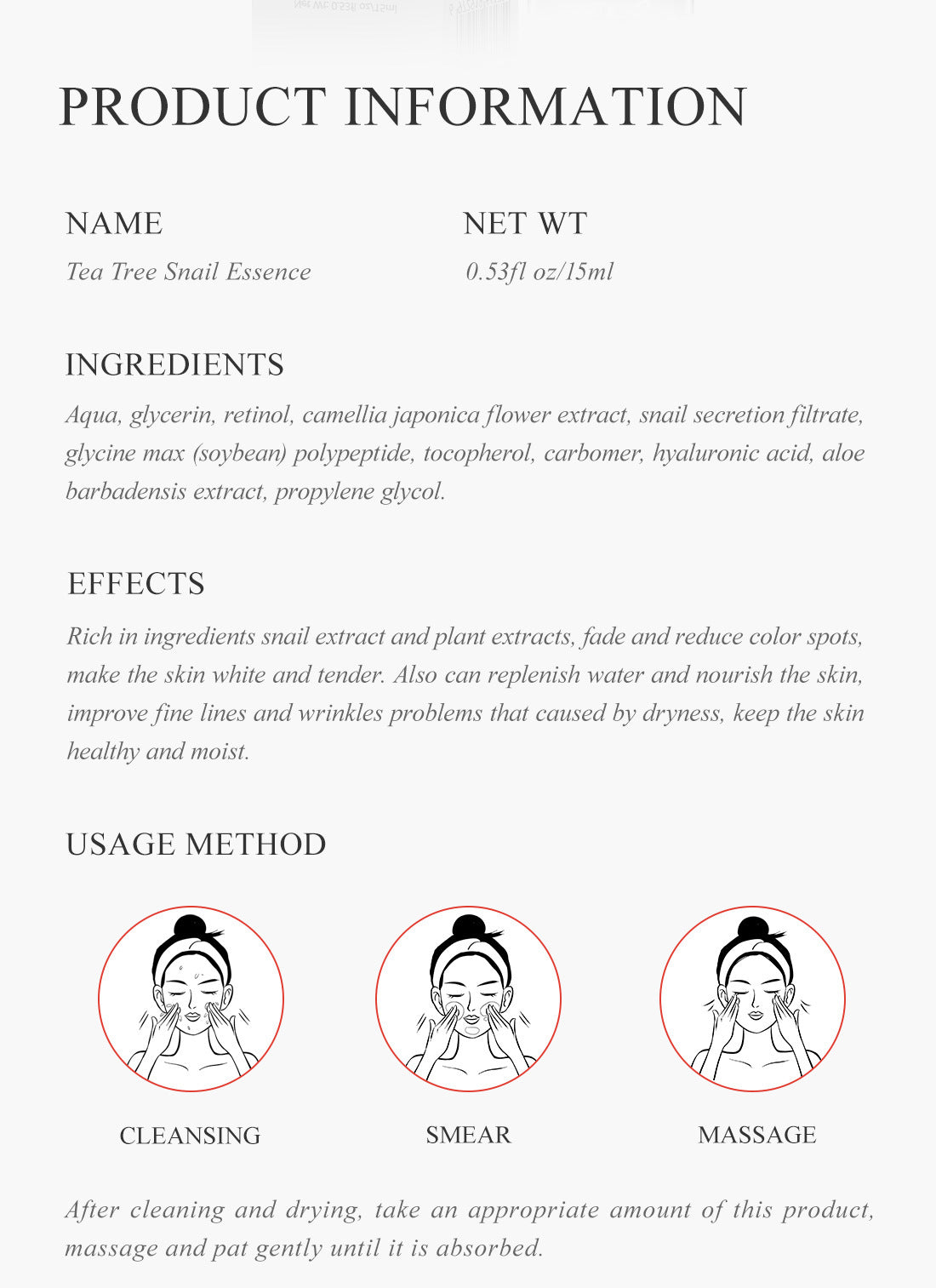 Make-up FAIR KING Schneckenflüssigkeit