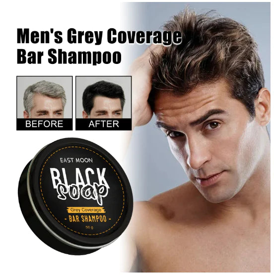 Shampoing en barre pour cheveux gris