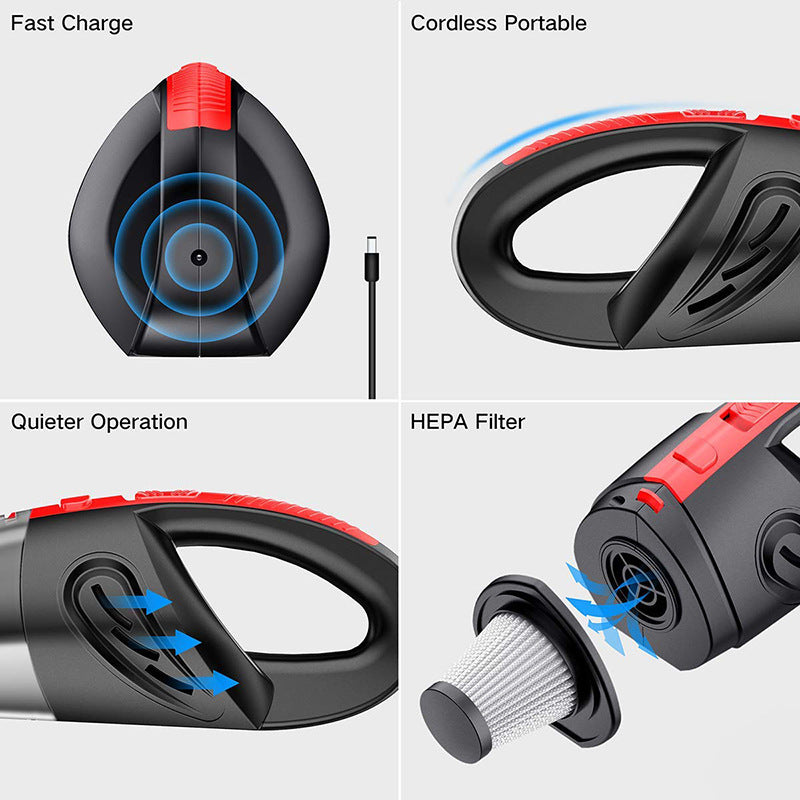 High-power 120w Vacuum Cleaner For Wireless Car