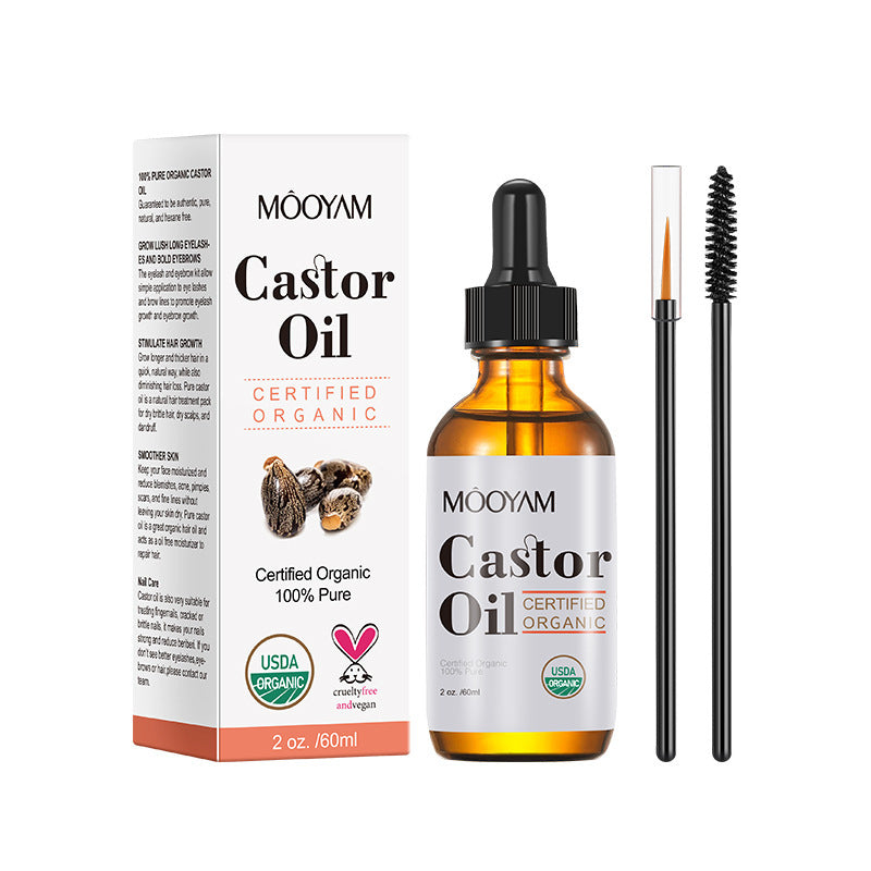 Castor Oil Castor Oil Skin Care Massage Basic Oil Hair Eyebrow Eyelash Care