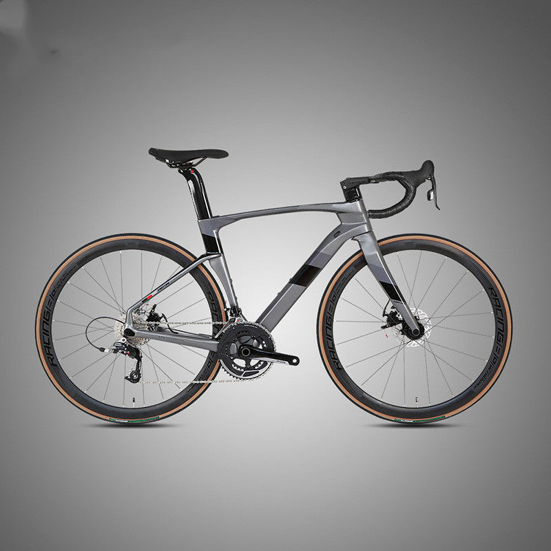 Carbon Fiber Road Bike with Disc Brakes and Variable Speed – High-Performance Racing Bicycle