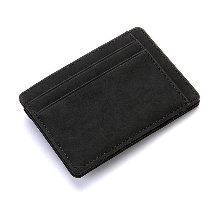 Creative Magic Wallet Flip Card Holder Men's Lady's Wallet Zipper Coin Purse Short