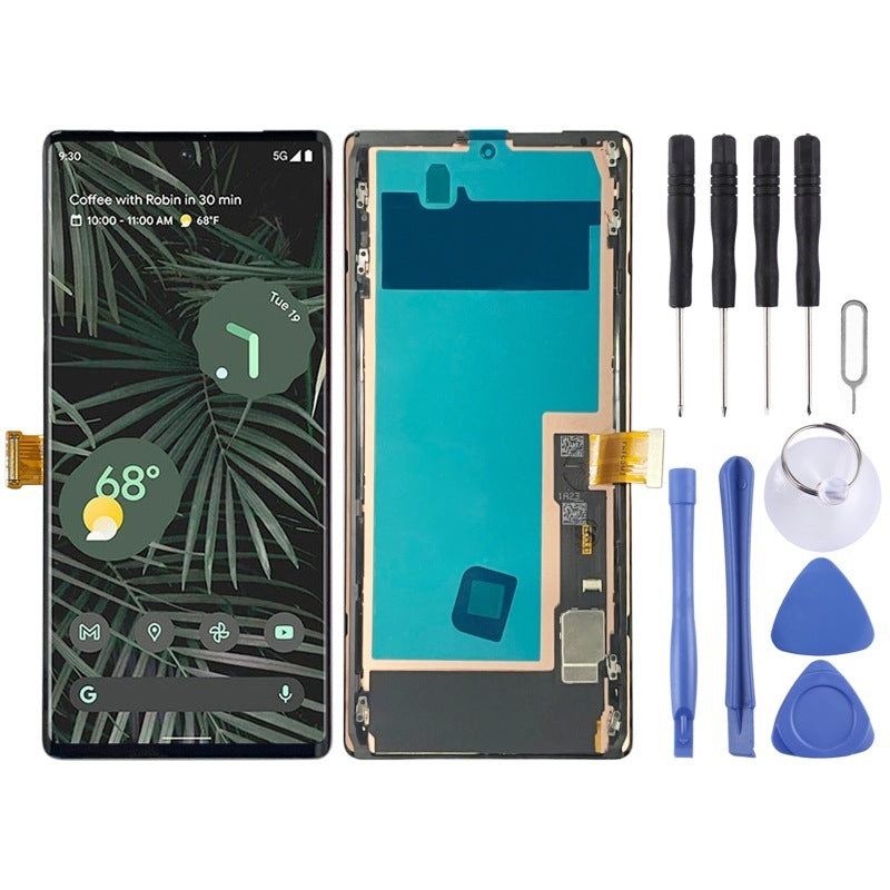 For Google Pixel 6 Pro OLED LCD Touch Assembly With Frame