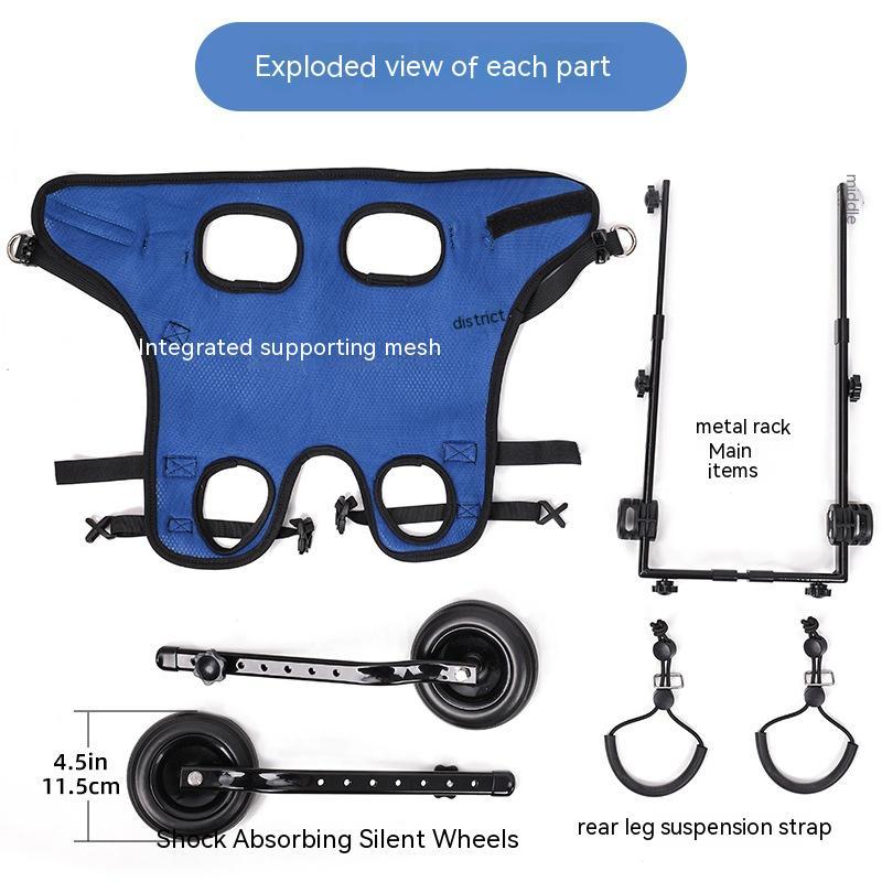 Rollstuhl-Scooter für behinderte Hunde