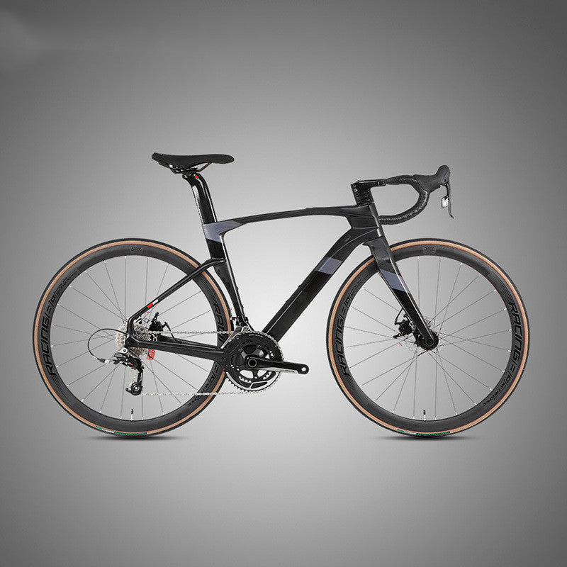 Carbon Fiber Road Bike with Disc Brakes and Variable Speed – High-Performance Racing Bicycle