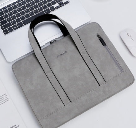 Waterproof Leather Briefcase Laptop Bag For Women Business Handbag 13.3 14 15.6 Inch For Macbook Pro 13 15 Case Notebook Bag