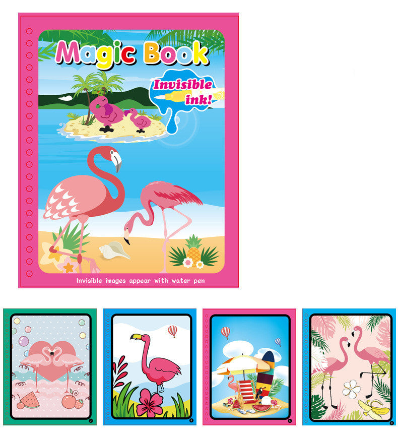 Children's Magic Water Painting Book Coloring And Coloring Book