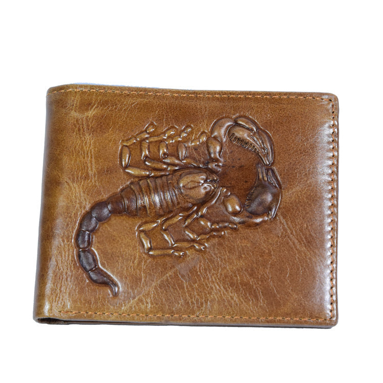 Men's Scorpion Wallet Retro Short Business Wallet