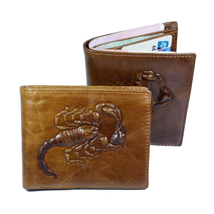 Men's Scorpion Wallet Retro Short Business Wallet