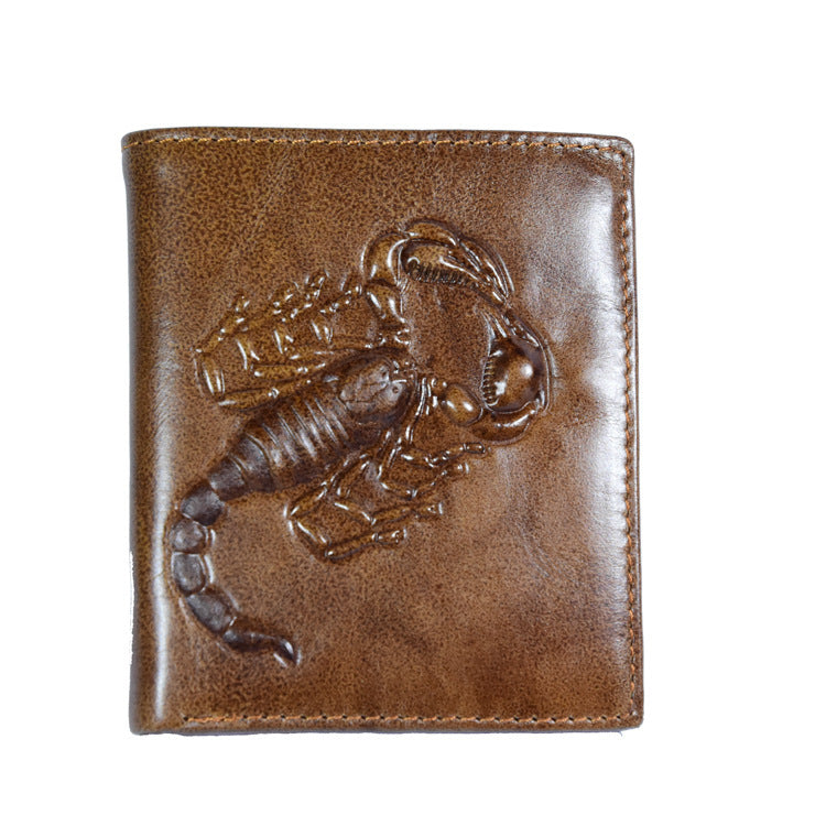 Men's Scorpion Wallet Retro Short Business Wallet