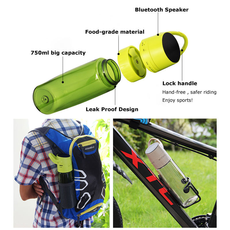 Cycling Sports Bottle Bluetooth Audio Water Bottle