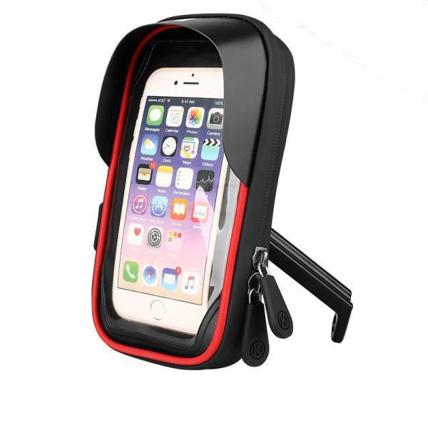 Compatible with Apple, Bicycle Motorcycle Phone Holder Waterproof Case Bike Phone Bag For Iphone Xs 11 Samsung S8 S9 Mobile Stand Support Scooter Cover