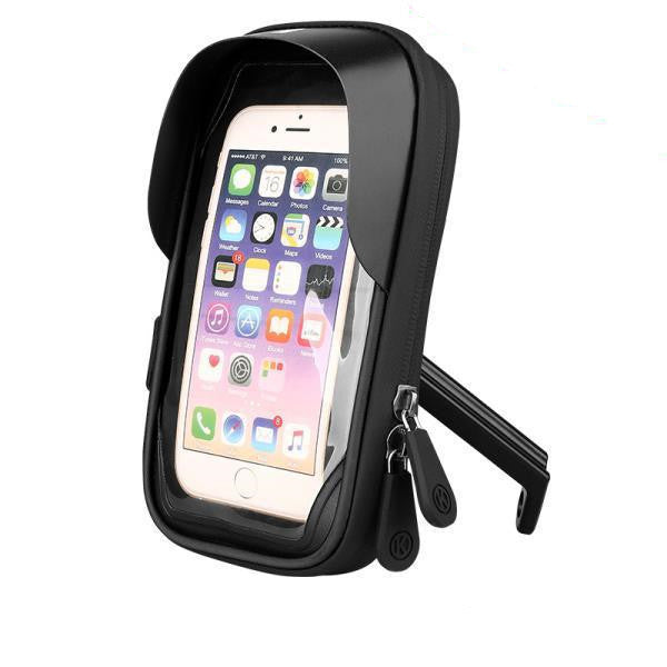 Compatible with Apple, Bicycle Motorcycle Phone Holder Waterproof Case Bike Phone Bag For Iphone Xs 11 Samsung S8 S9 Mobile Stand Support Scooter Cover