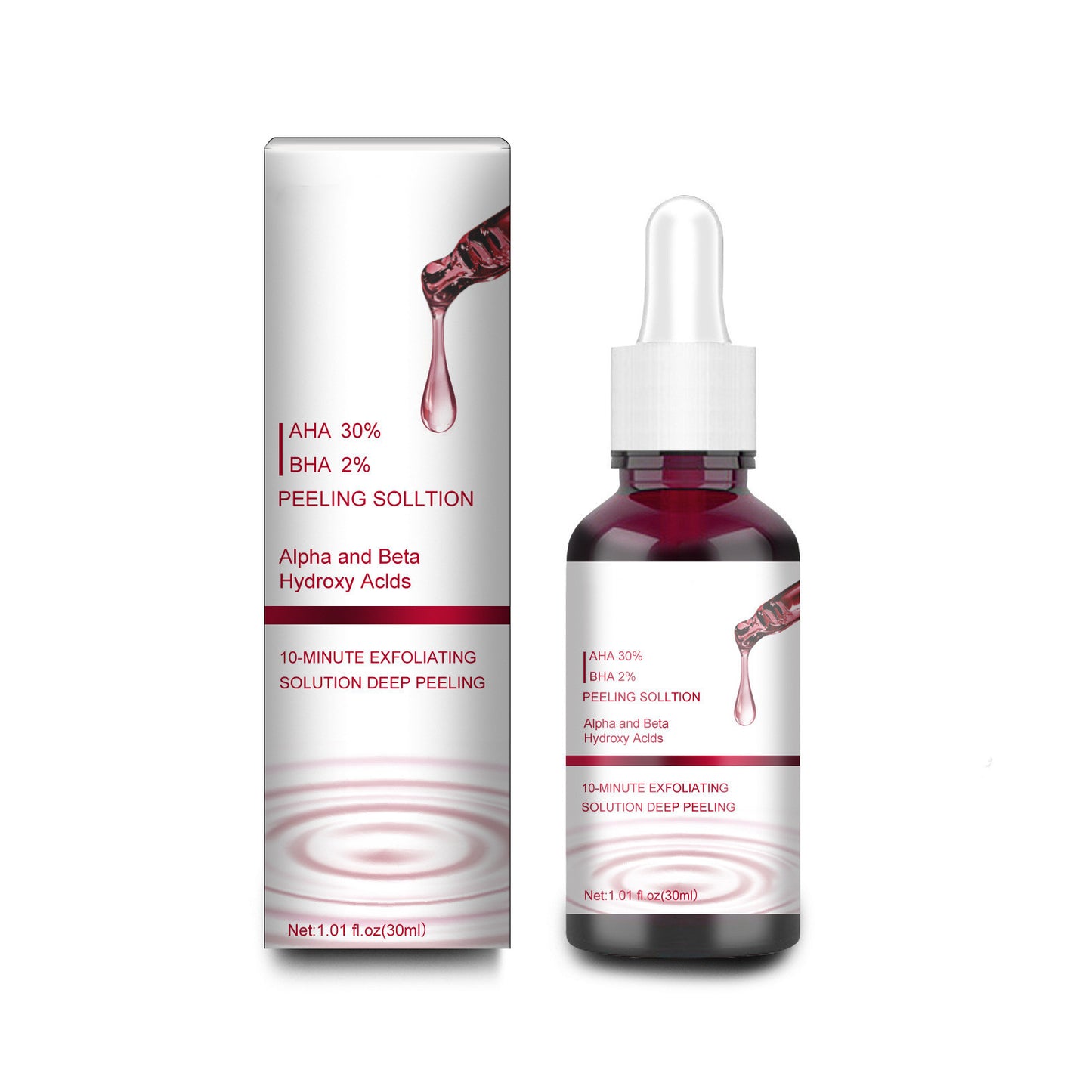 Fruit Acid Salicylic Acid Exfoliation Closed Mouth Blackheads Acne Shrinkage Treatment