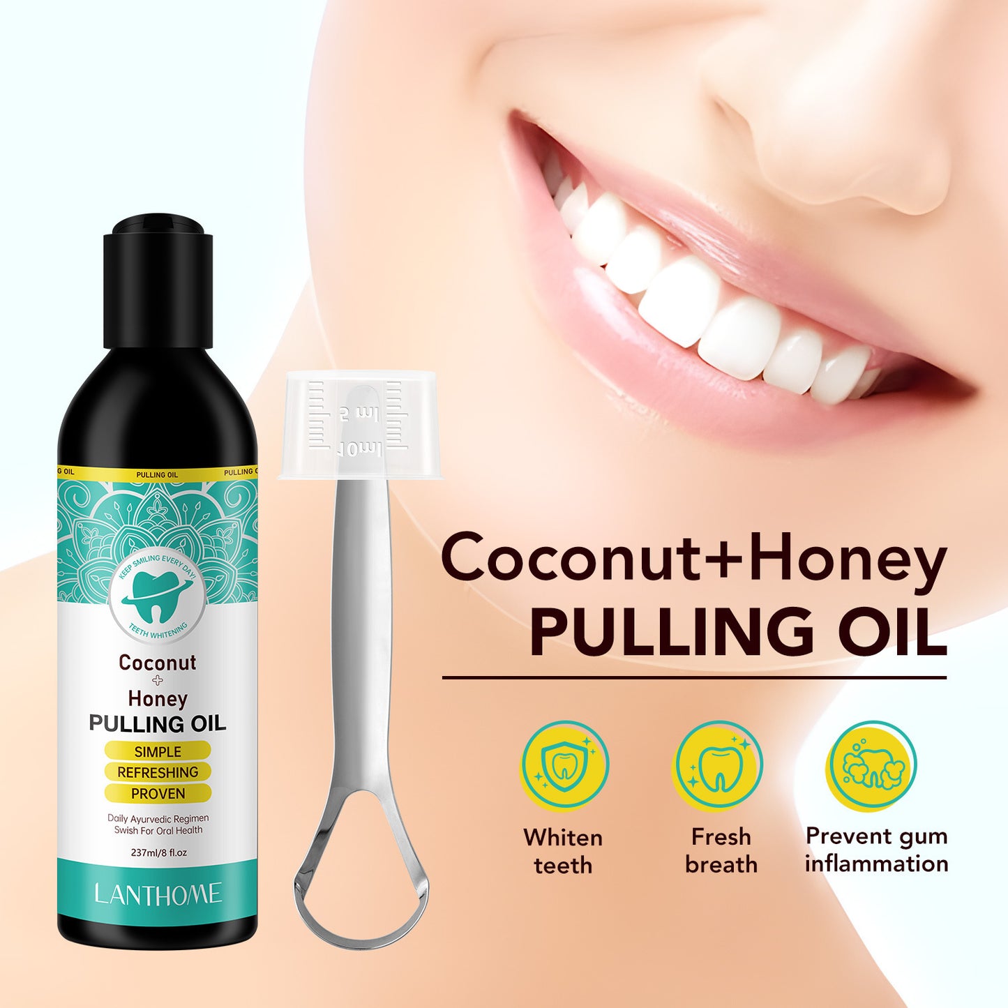 Coconut Oil Mouthwash Oil 3-piece Set