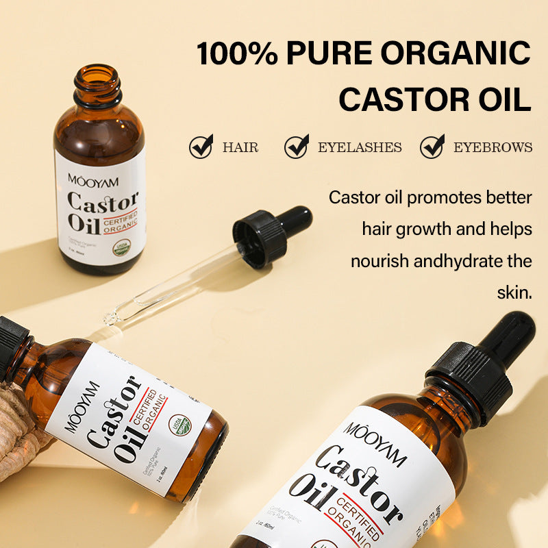 Castor Oil Castor Oil Skin Care Massage Basic Oil Hair Eyebrow Eyelash Care