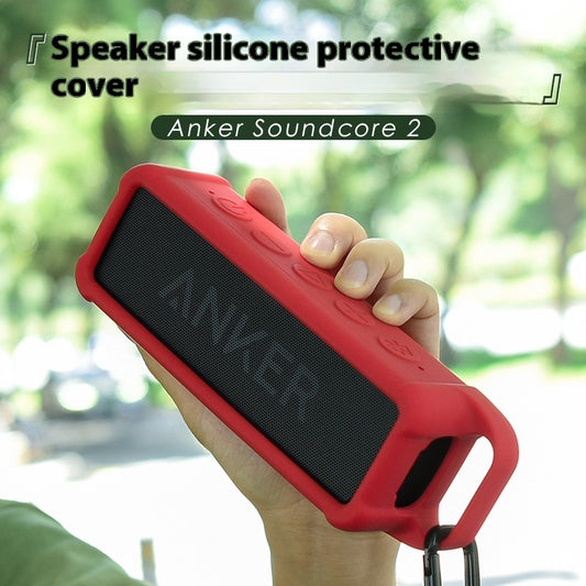 For Anker Soundcore 2 Speaker Silicone Protective Cover