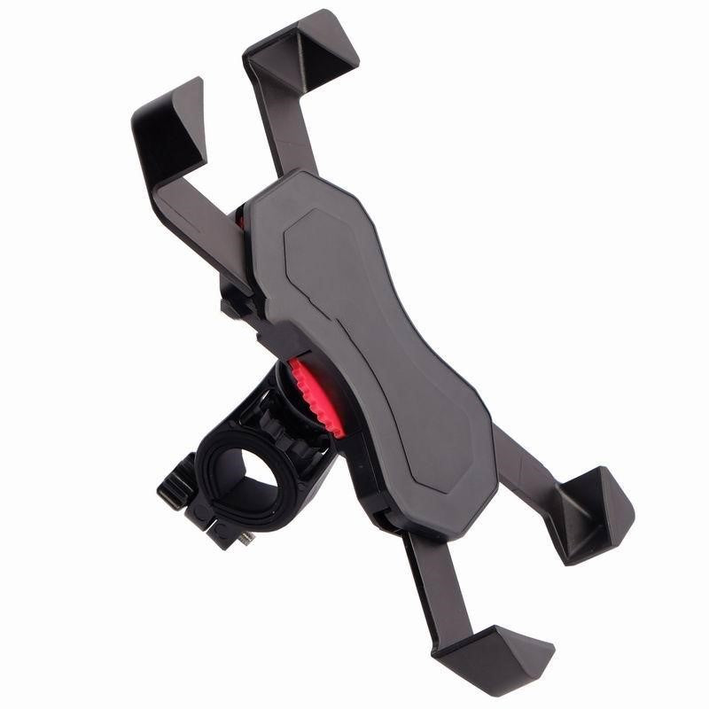 Four corner bicycle mobile phone bracket