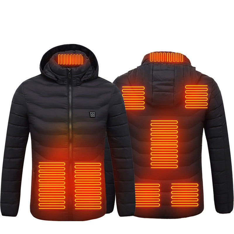 Heated Jacket Coat USB Electric Jacket Cotton Heater Thermal Clothing Heating Vest