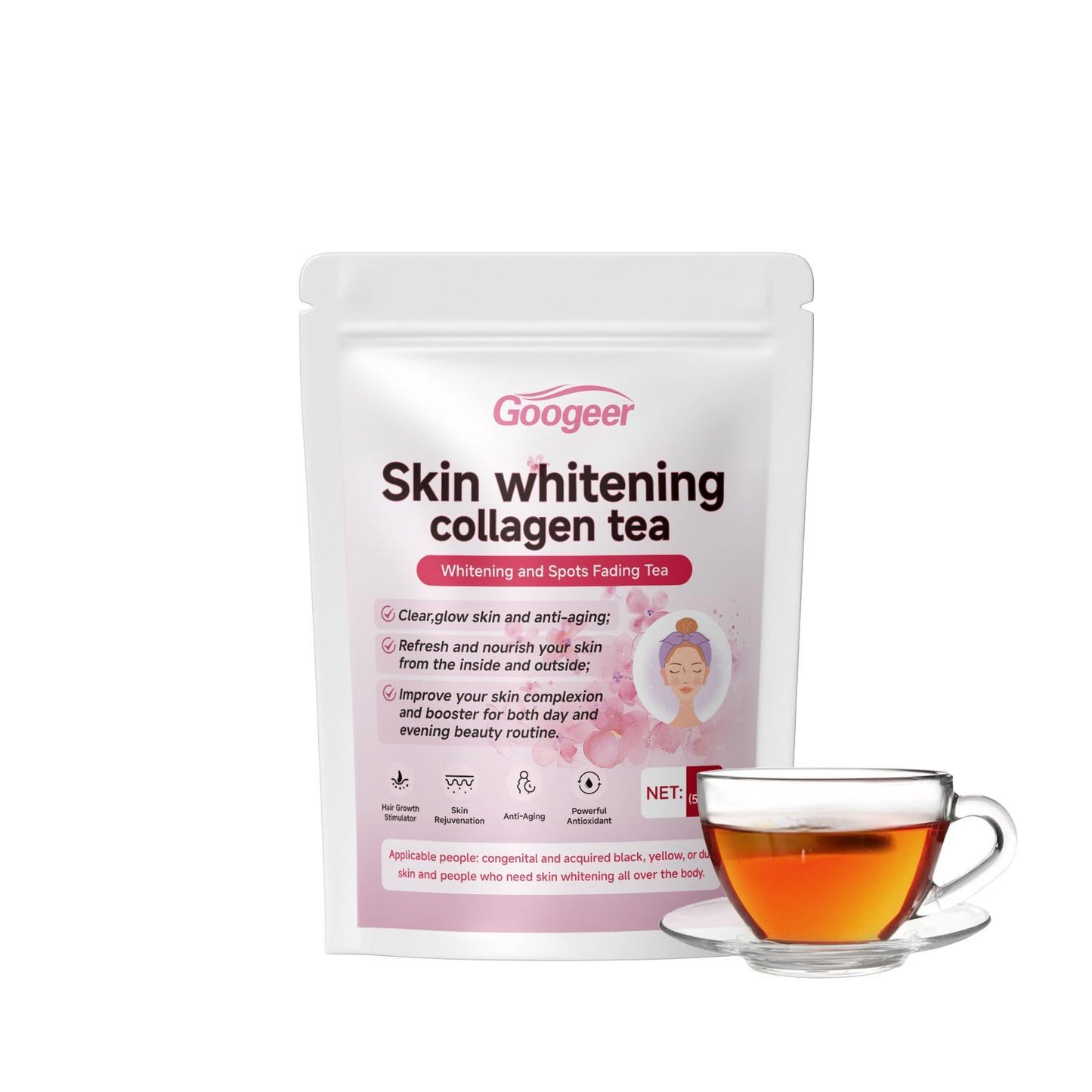 Skin Whitening Collagen Tea