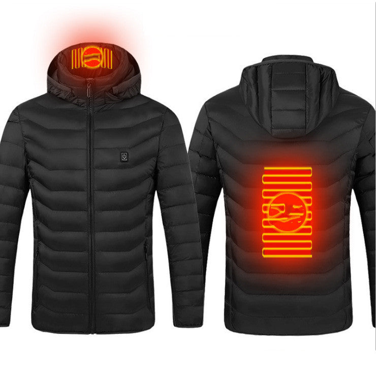 Heated Jacket Coat USB Electric Jacket Cotton Heater Thermal Clothing Heating Vest