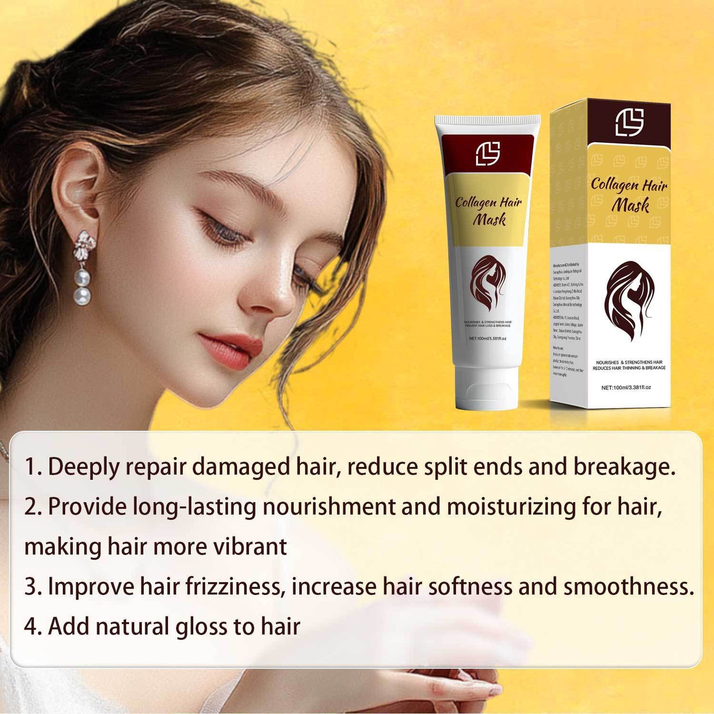 Collagen Conditioner Moisturizing, Hair Mask