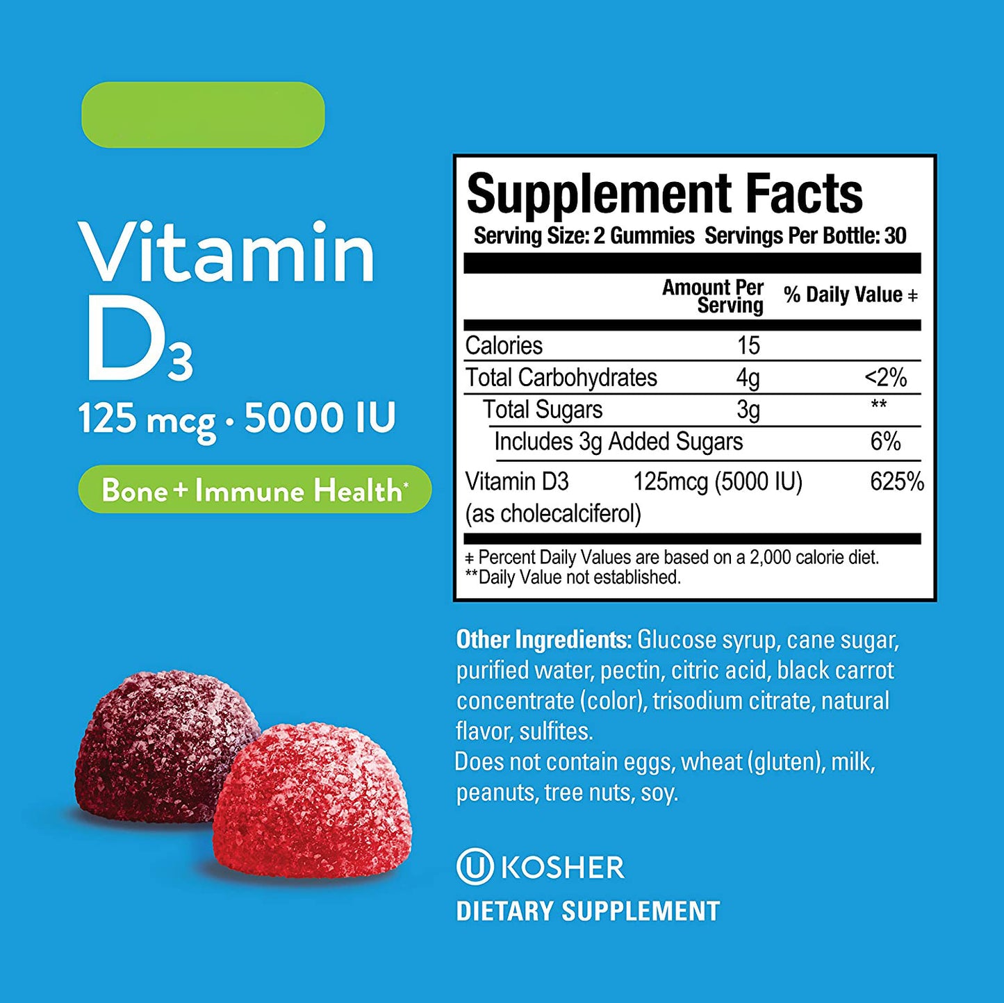 Vitamin D3-Fruchtgummis