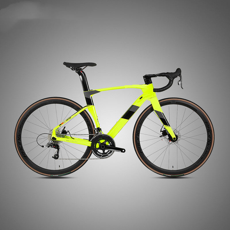 Carbon Fiber Road Bike with Disc Brakes and Variable Speed – High-Performance Racing Bicycle