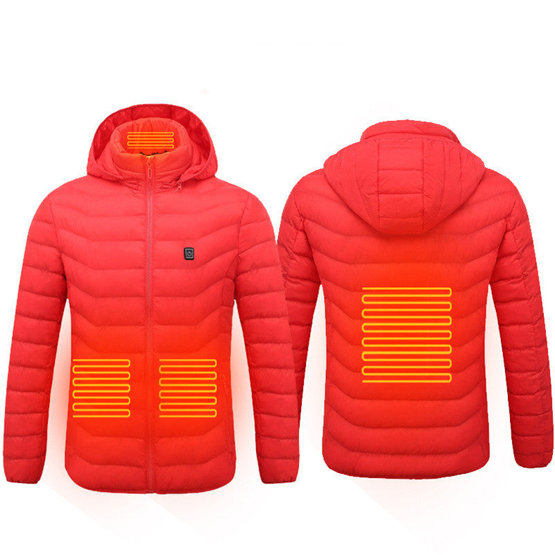 Heated Jacket Coat USB Electric Jacket Cotton Heater Thermal Clothing Heating Vest