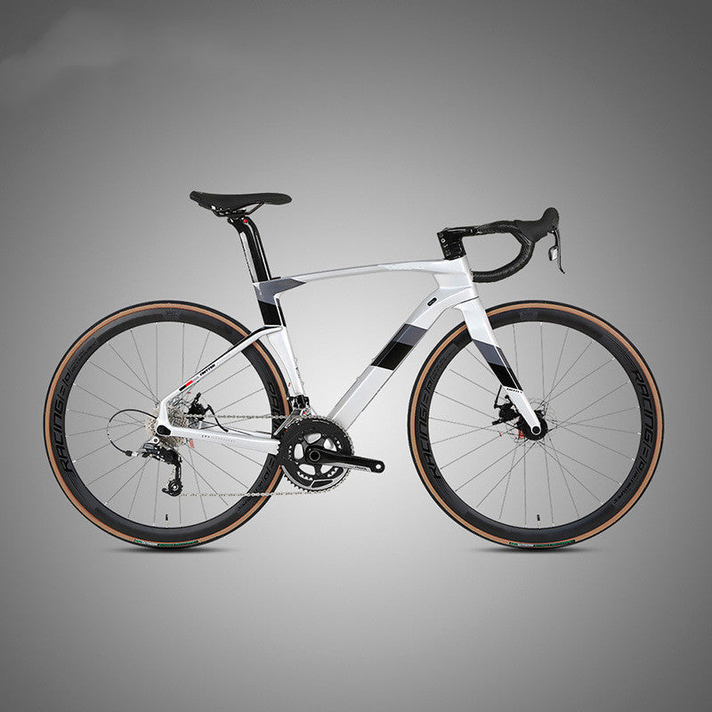 Carbon Fiber Road Bike with Disc Brakes and Variable Speed – High-Performance Racing Bicycle