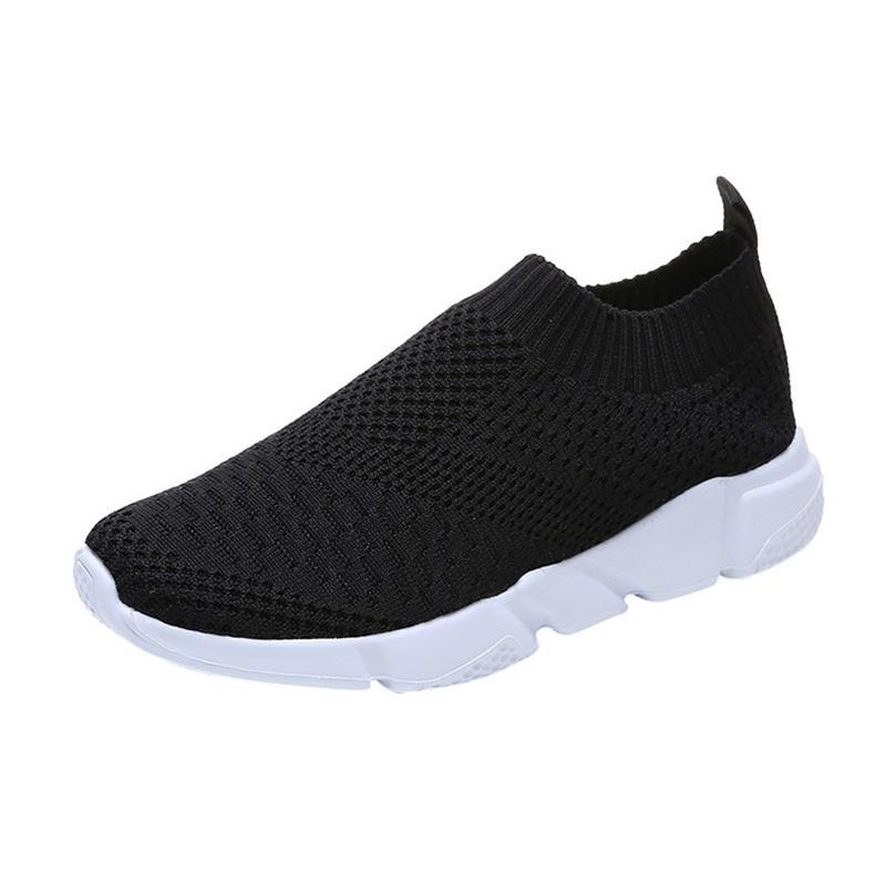 Outdoors Adults Trainers Running Shoes Woman Sock Footwear Sport Athletic Unisex Breathable Mesh Female Sneakers