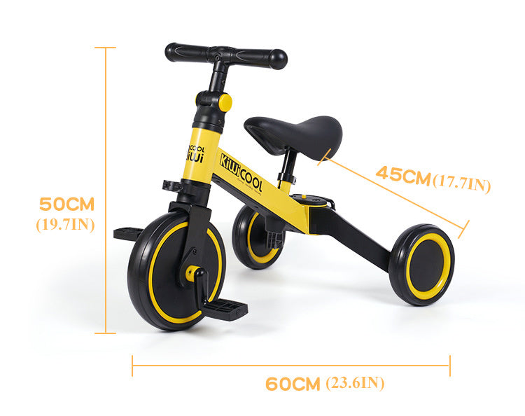 Children's Two-in-one Balance Scooter 1-3 Years Old Baby Scooter Multifunctional Tricycle