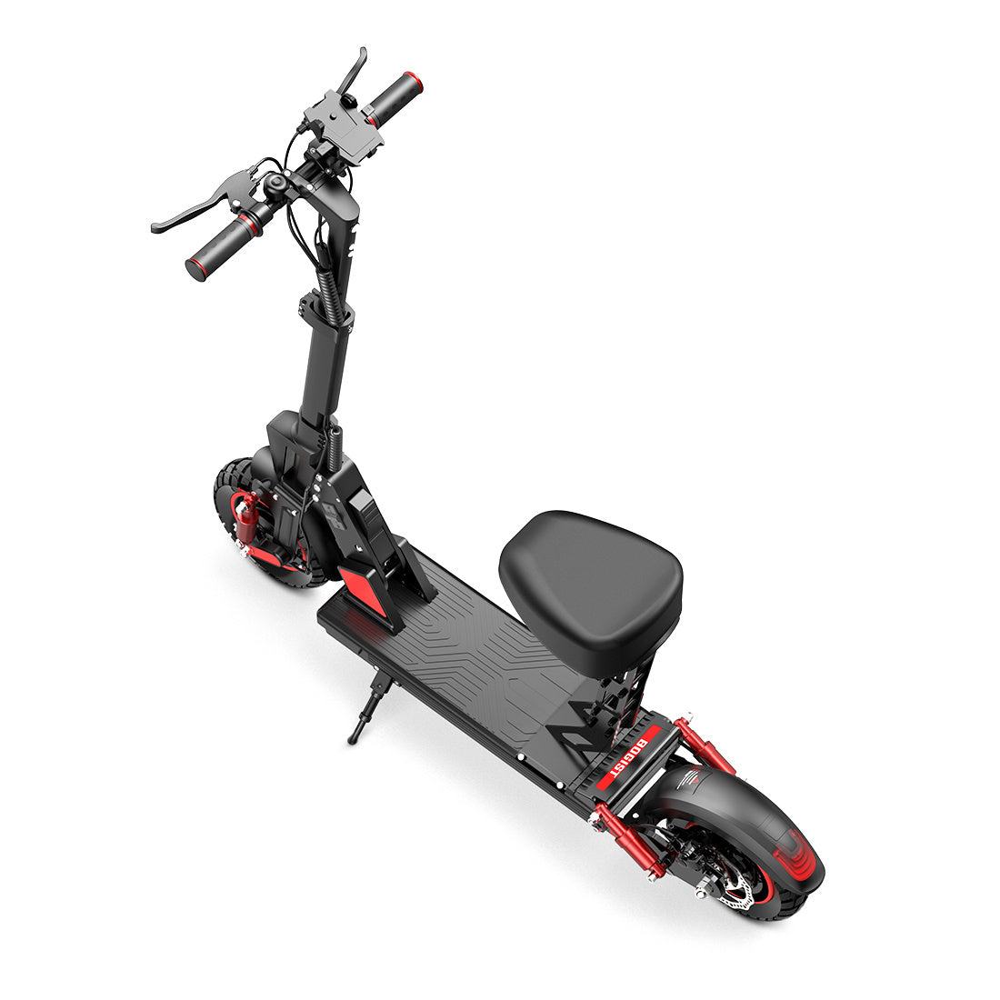 Scooter électrique Puissance du moteur 500W Capacité de la batterie 48V 15Ah Taille des pneus 10 pouces Vitesse maximale 25-45KM Endurance simple 35-45KM