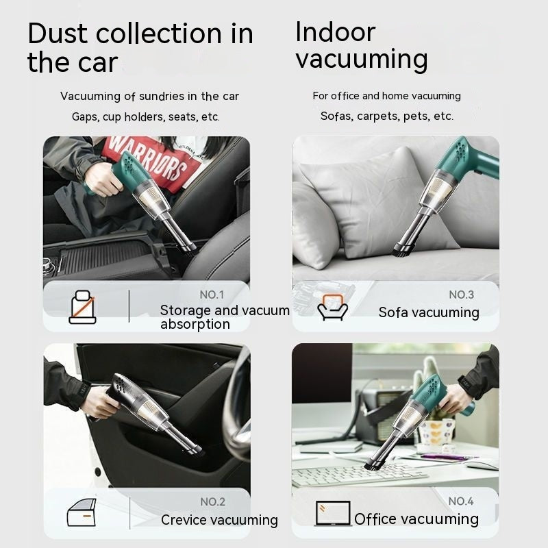 Household Small Rechargeable Handheld Powerful Indoor Vacuum Cleaner