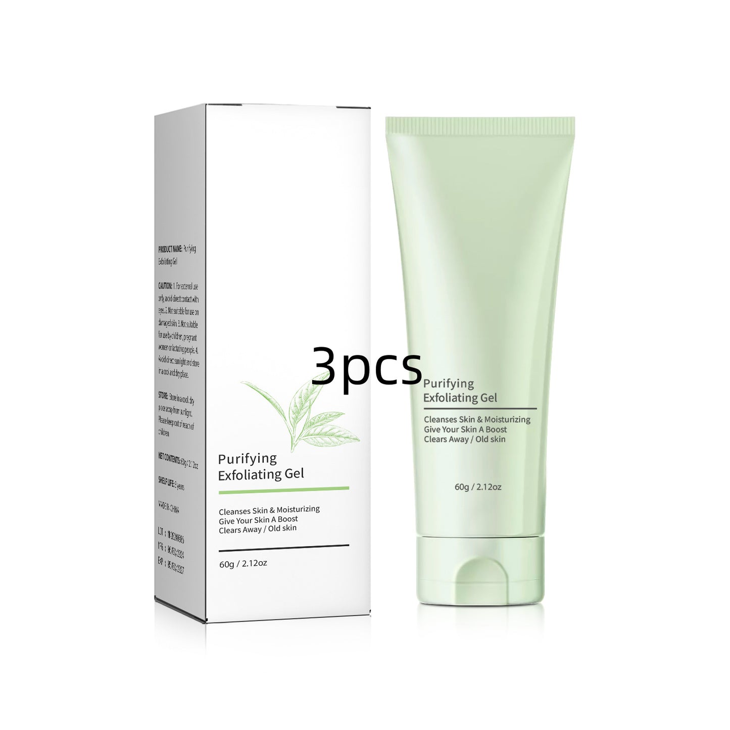 Exfoliating Gel 60g Deep Cleansing Pores Mild