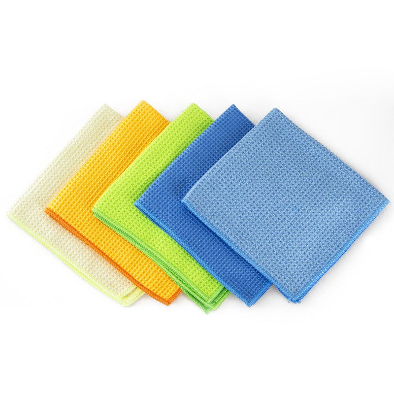 Microfiber Waffle Car Cleaning Towel