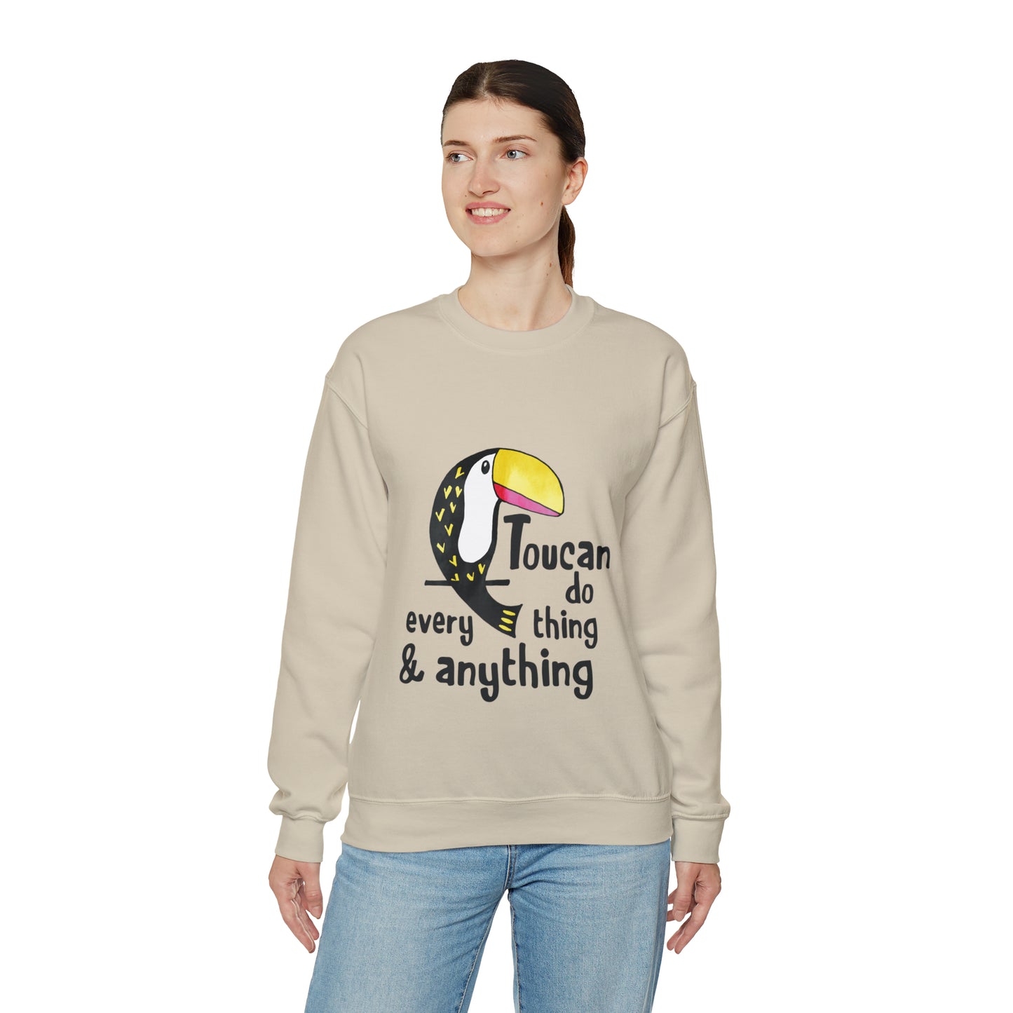 Unisex-Sweatshirt mit Rundhalsausschnitt 