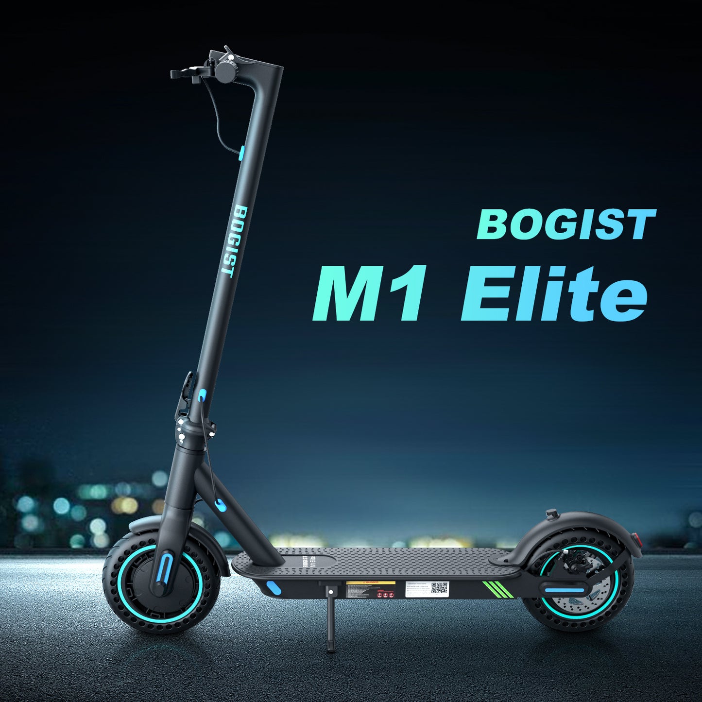 BOGIST Electric Scooter, 8.5 Inches, Power 250W Battery Capacity 36V 7.8Ah, Max Speed 10-30KM