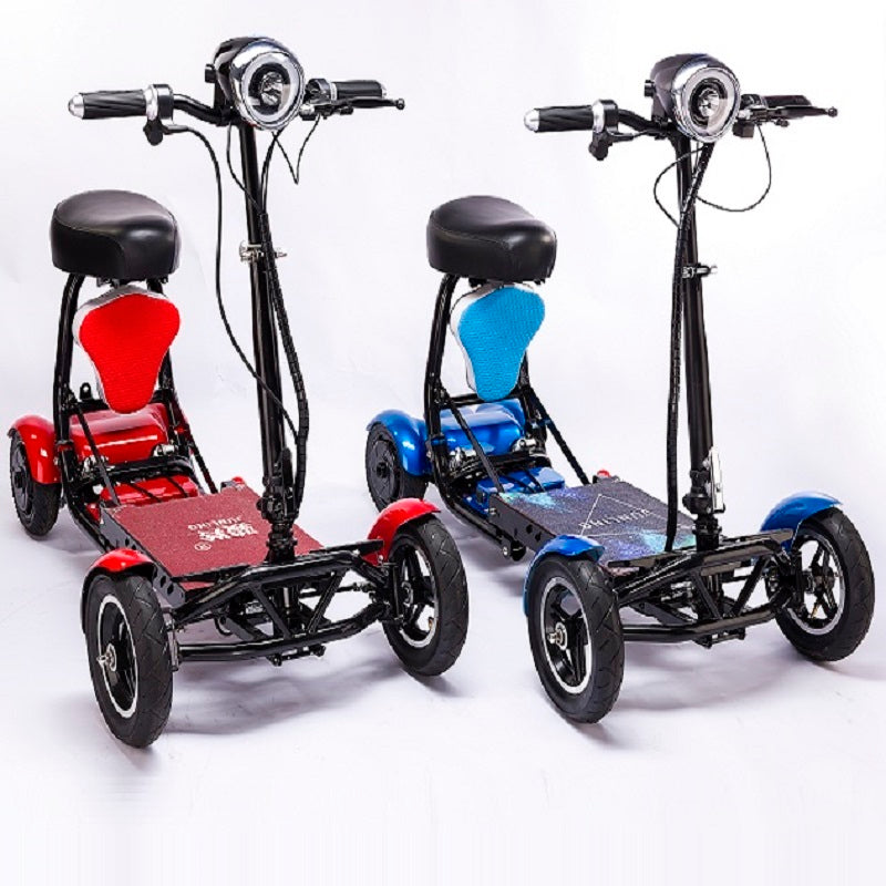 Cyungbok Mini vélo électrique pliable à quatre roues pour adulte, scooter de transport pour personnes âgées