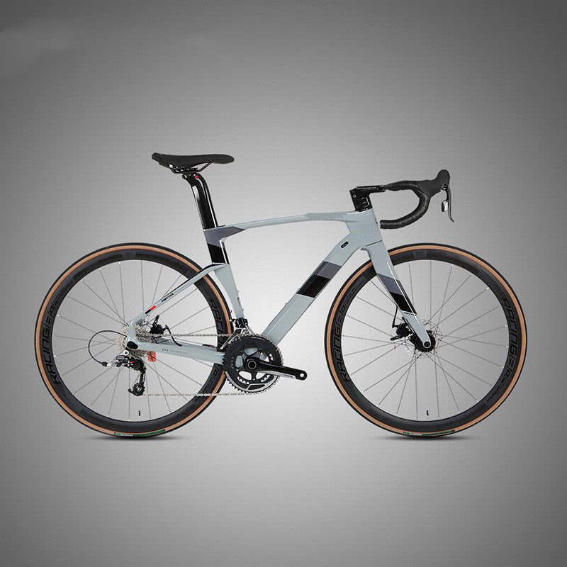 Carbon Fiber Road Bike with Disc Brakes and Variable Speed – High-Performance Racing Bicycle