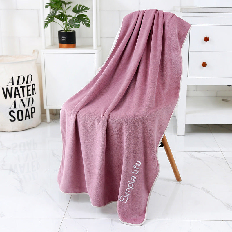 Microfiber bath towel