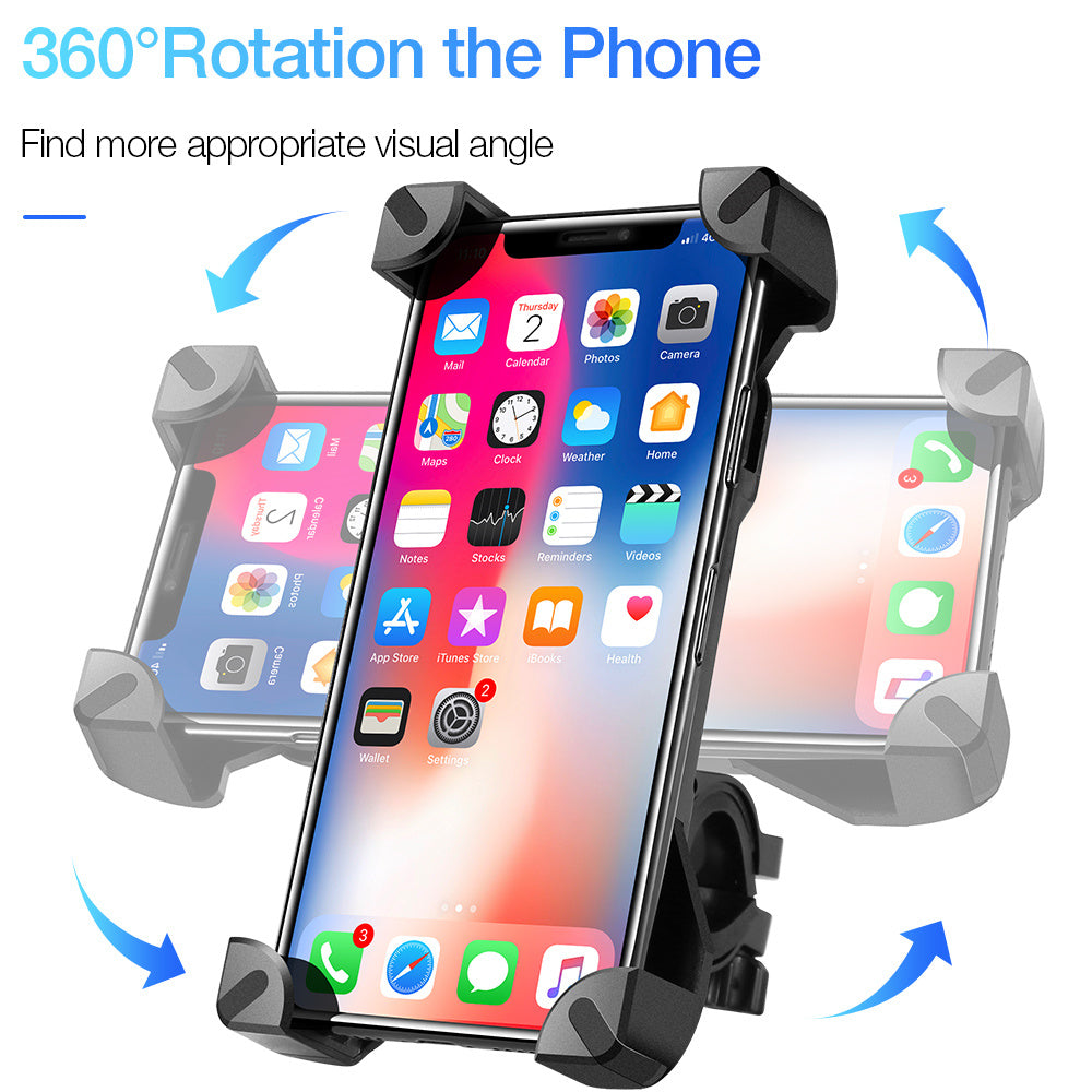 Bicycle navigation mobile phone bracket