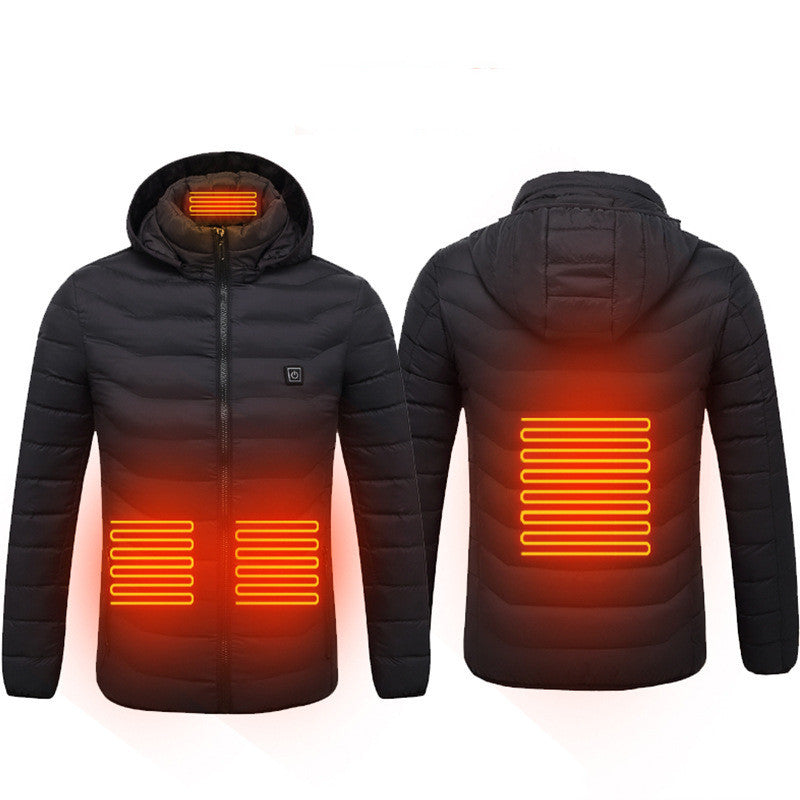 Heated Jacket Coat USB Electric Jacket Cotton Heater Thermal Clothing Heating Vest