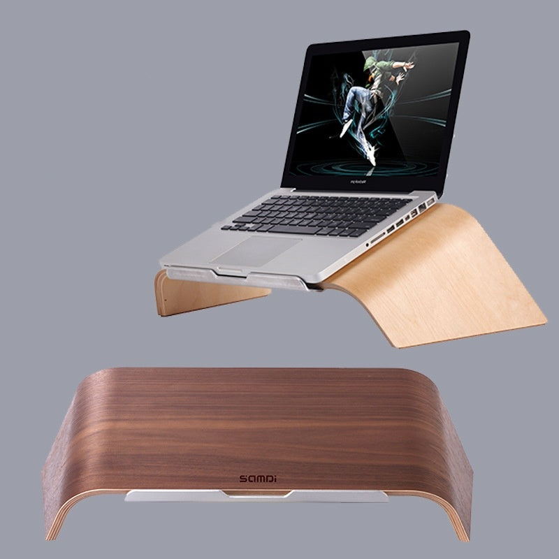 Wooden Laptop Tilt Macbook Stand Laptop Stand