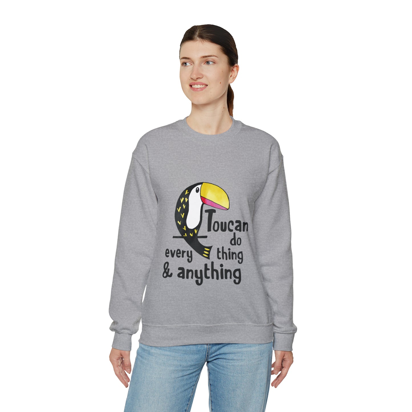 Unisex-Sweatshirt mit Rundhalsausschnitt 